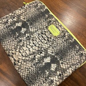 Marc Jacobs printed snake skin Padded Computer case